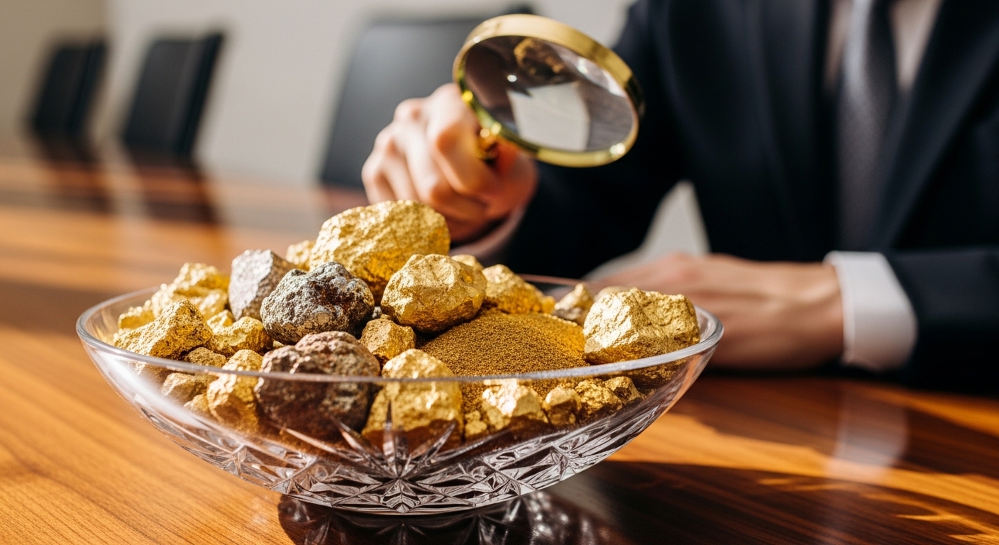 glass gold
